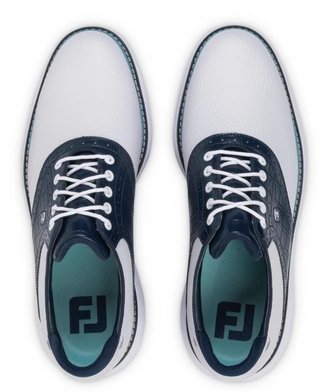 FootJoy Traditions Herren Golfschuhe, weiss/blau