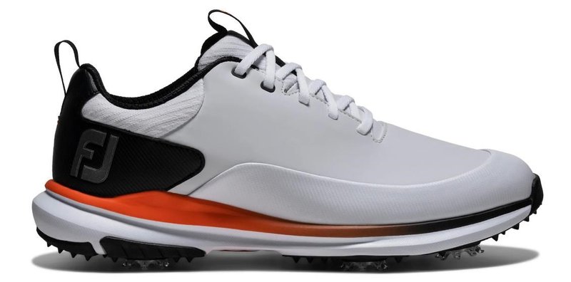 FootJoy Tour Rival Herren Golfschuhe, weiss/schwarz/orange