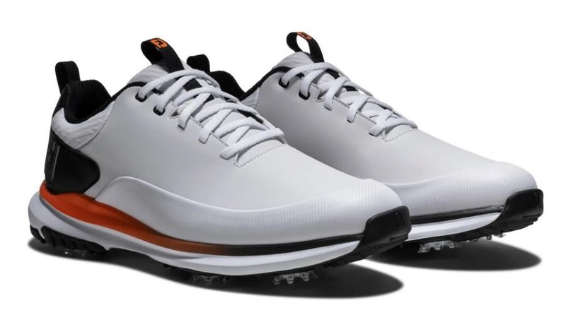 FootJoy Tour Rival Herren Golfschuhe, weiss/schwarz/orange