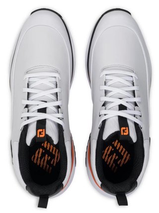 FootJoy Tour Rival Herren Golfschuhe, weiss/schwarz/orange