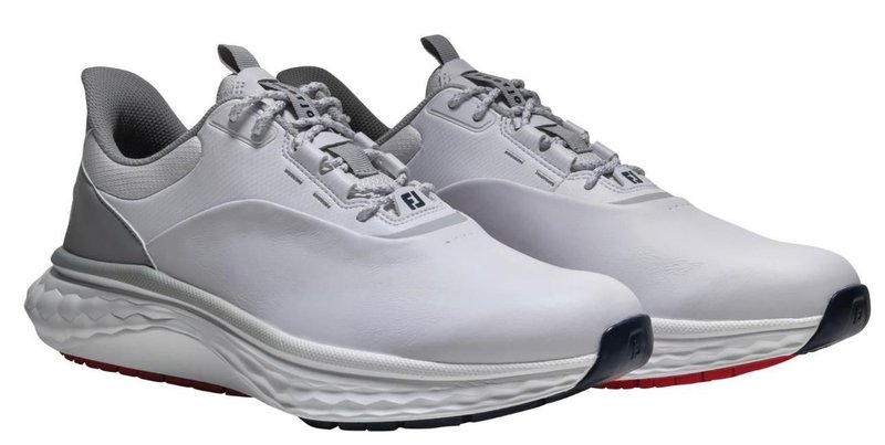 FootJoy Quantum Herren Golfschuhe, weiss/grau