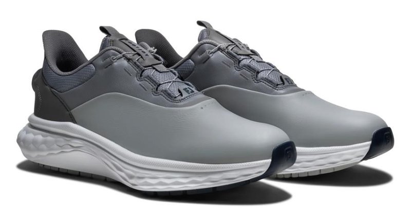 FootJoy Quantum Herren Golfschuhe, grau/weiss