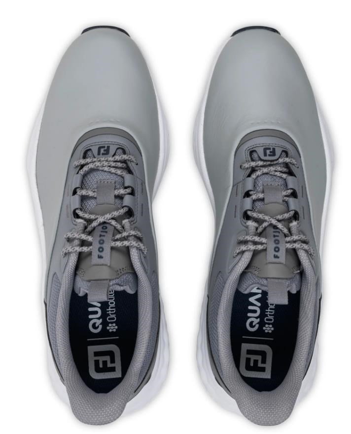 FootJoy Quantum Herren Golfschuhe, grau/weiss