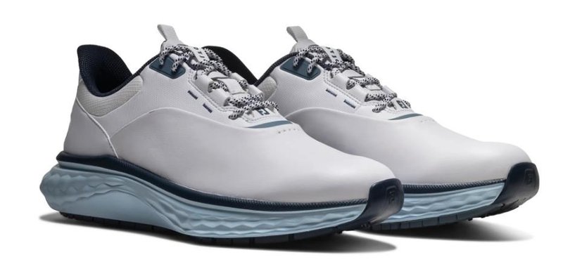 FootJoy Quantum Herren Golfschuhe, weiss/blau