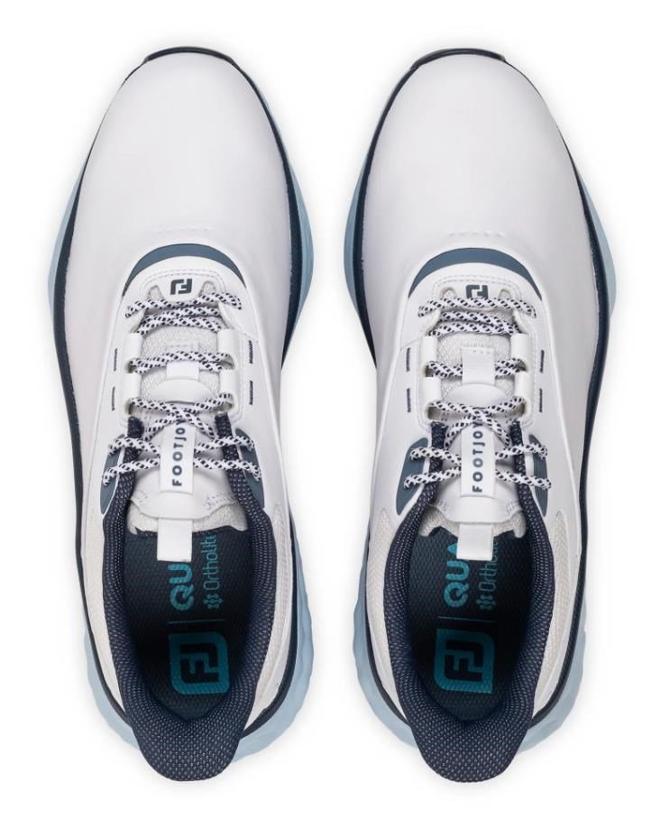 FootJoy Quantum Herren Golfschuhe, weiss/blau
