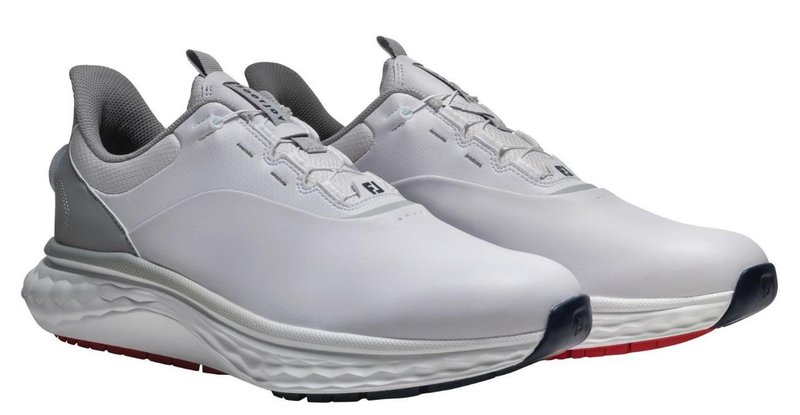 FootJoy Quantum BOA Herren Golfschuhe, weiss/grau