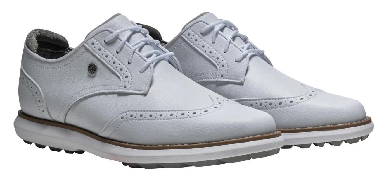 FootJoy Traditions Spikeless Damen Golfschuhe, weiss