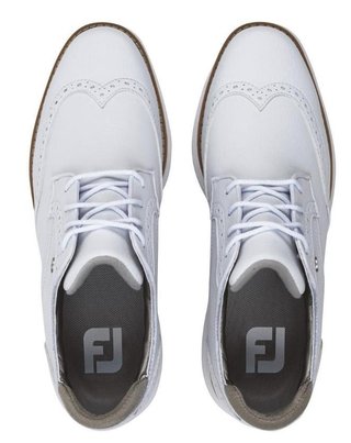 FootJoy Traditions Spikeless Damen Golfschuhe, weiss