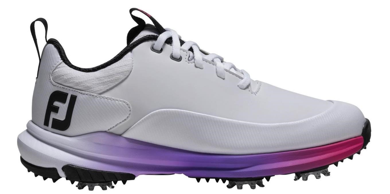 FootJoy Tour Rival Damen Golfschuhe, weiss/silber/rosa