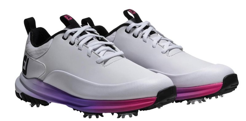 FootJoy Tour Rival Damen Golfschuhe, weiss/silber/rosa