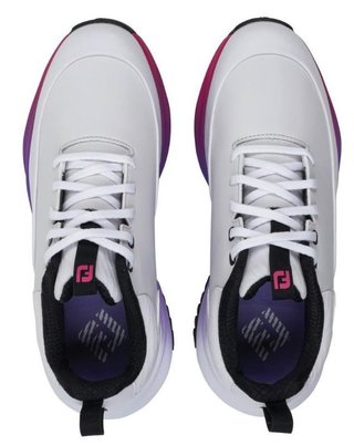 FootJoy Tour Rival Damen Golfschuhe, weiss/silber/rosa