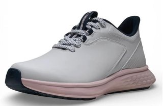 FootJoy Pulse Damen Golfschuhe, weiss/dunkelblau/rosa