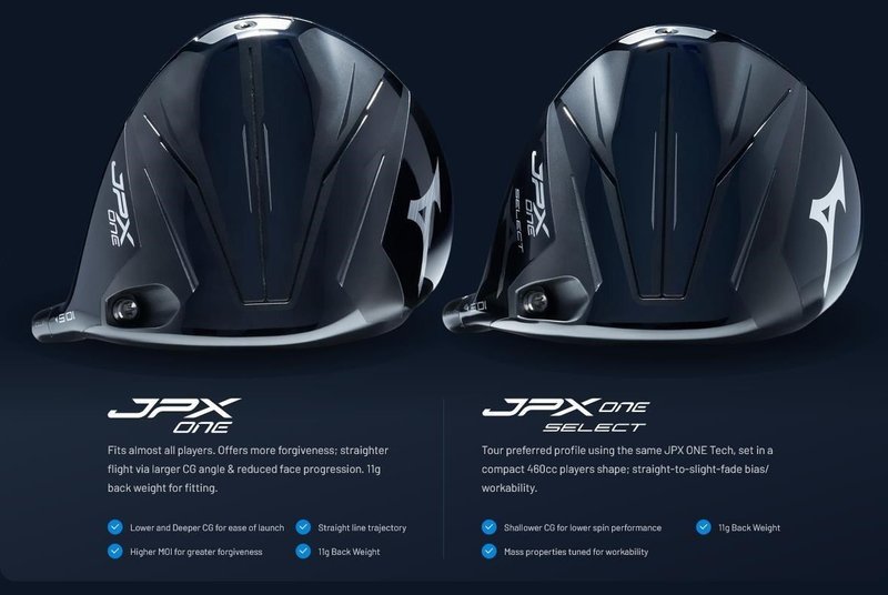 Mizuno JPX ONE Select Herren Driver