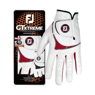 FootJoy GTxtreme Herren Golfhandschuh, weiss/rot