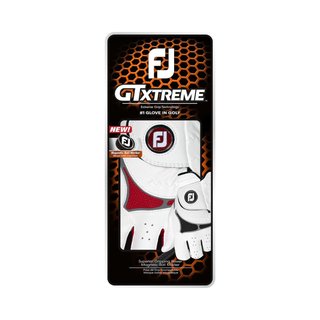 FootJoy GTxtreme Herren Golfhandschuh, weiss/rot