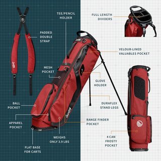 Sunday Golf El Camino Pencilbag, ron burgundy