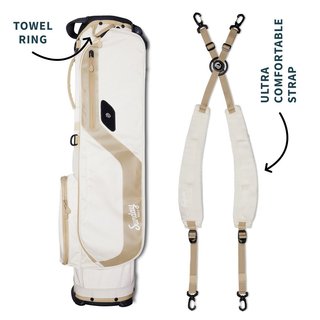 Sunday Golf El Camino Pencilbag, toasted almond