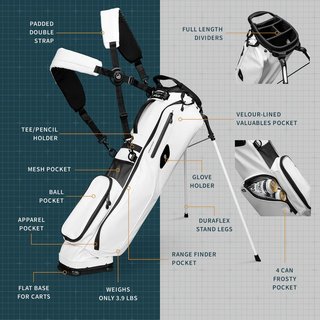 Sunday Golf El Camino S-Class Pencilbag, weiss