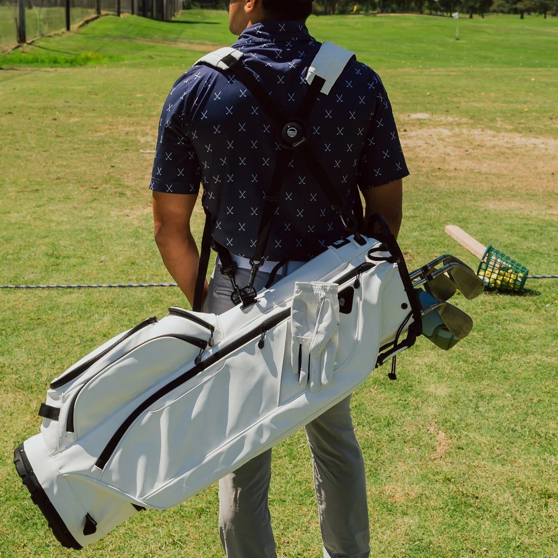 Sunday Golf Ryder S-Class Standbag, weiss