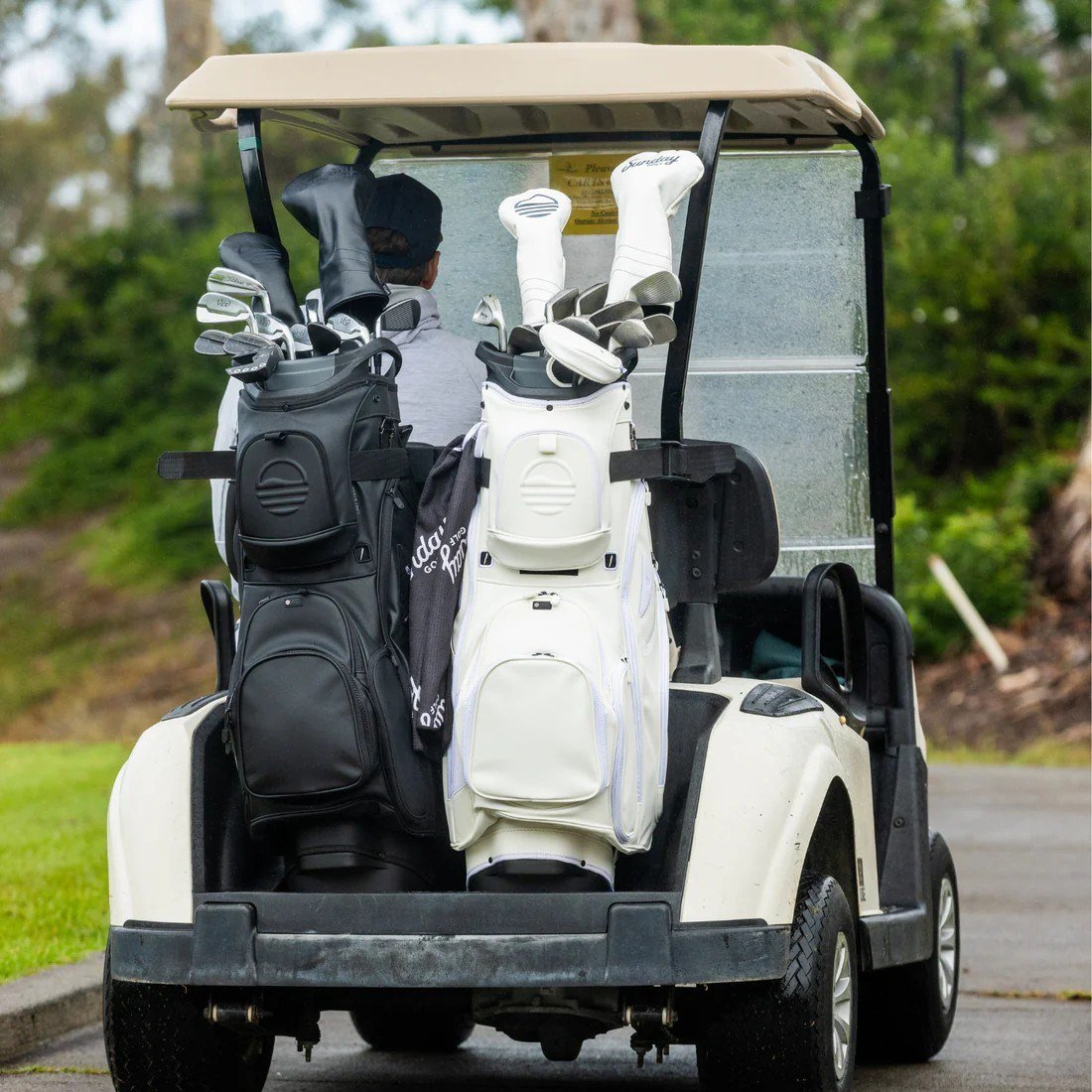 Sunday Golf Big Rig S-Class Cartbag, weiss