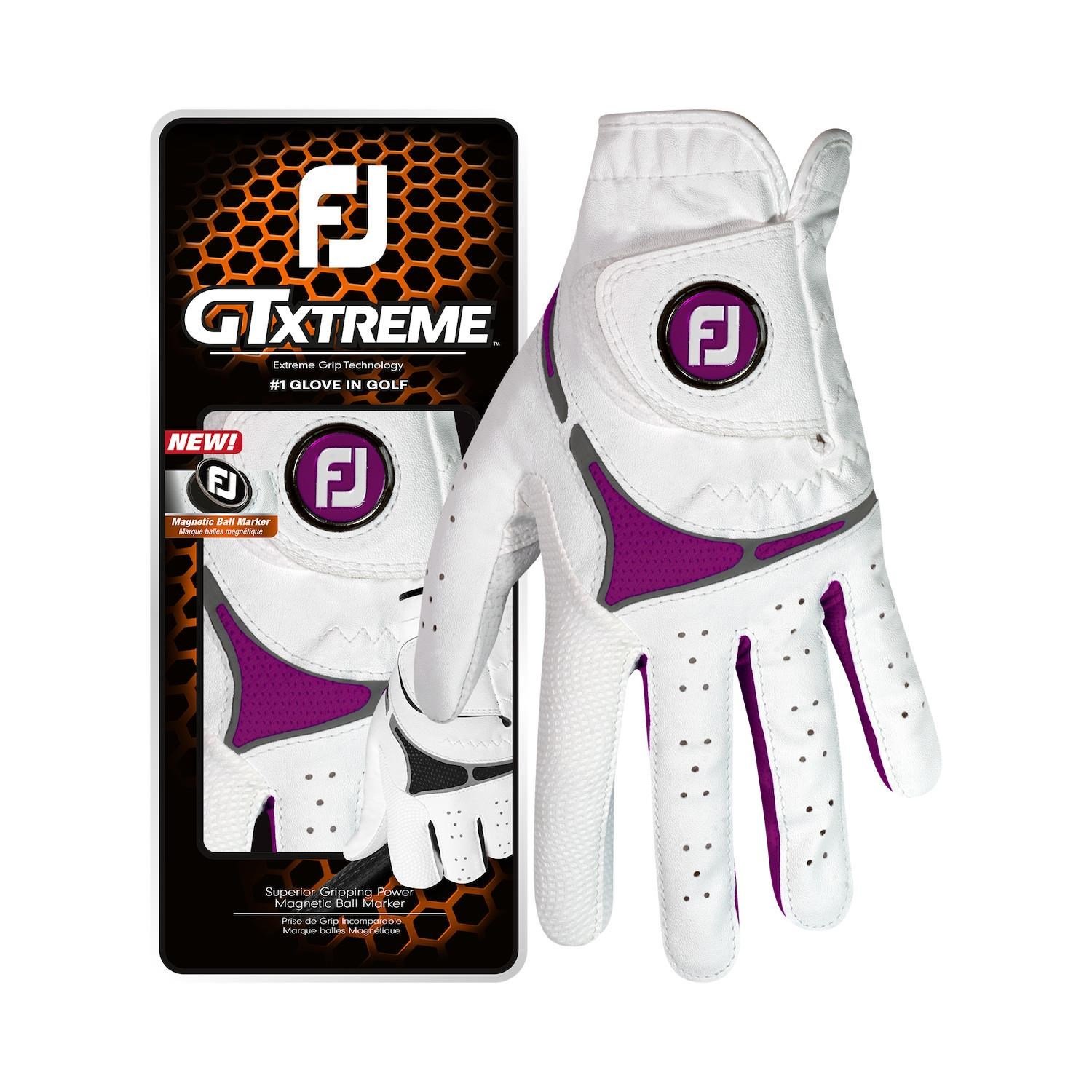 FootJoy GTxtreme Damen Golfhandschuh, weiss/fuchsia