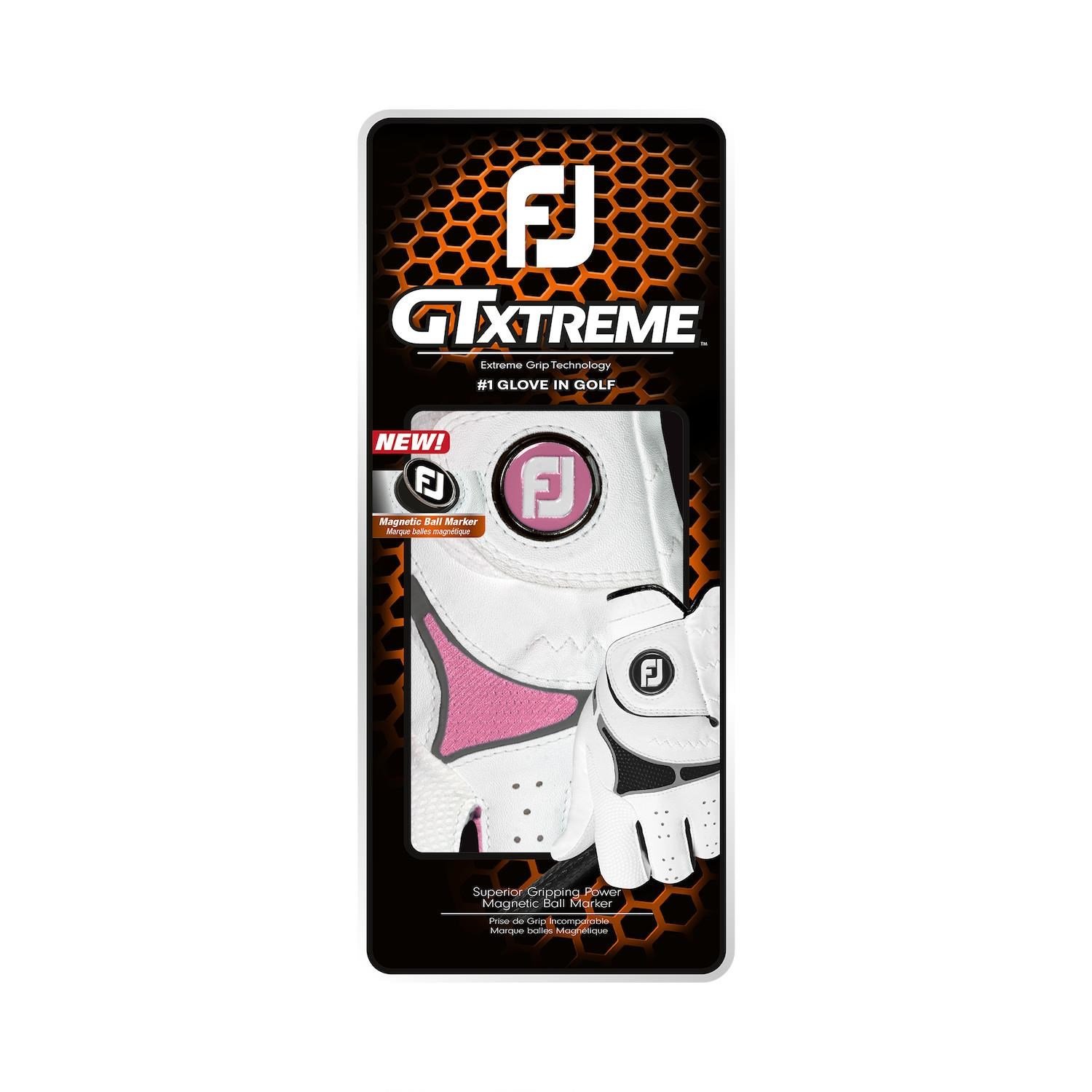 FootJoy GTxtreme Damen Golfhandschuh, weiss/rosa