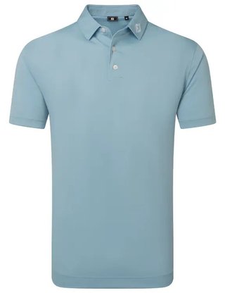 FootJoy Stretch Pique Solid Herren Polo, chambray