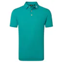 FootJoy Stretch Pique Solid Herren Poloshirt, tile blue