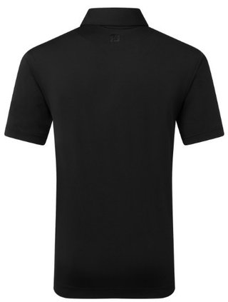 FootJoy Lisle Solid Herren Poloshirt, schwarz