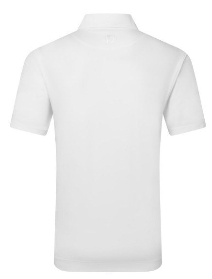 FootJoy Lisle Solid Herren Poloshirt, weiss