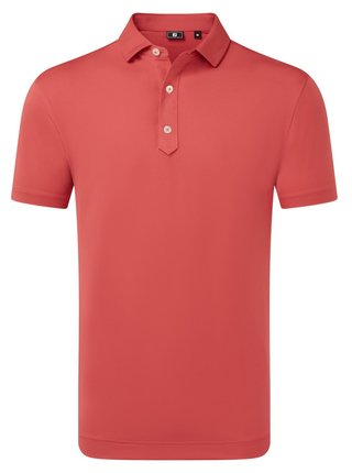 FootJoy Lisle Solid Herren Poloshirt, nantucket red