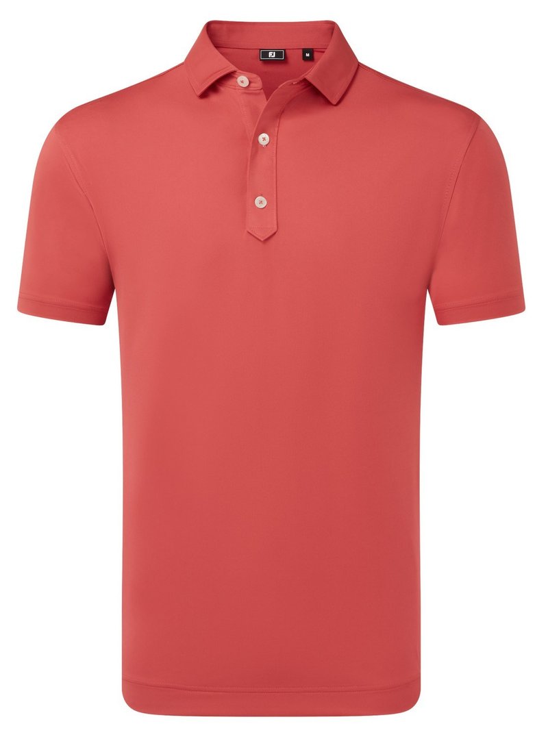 FootJoy Lisle Solid Herren Poloshirt, nantucket red