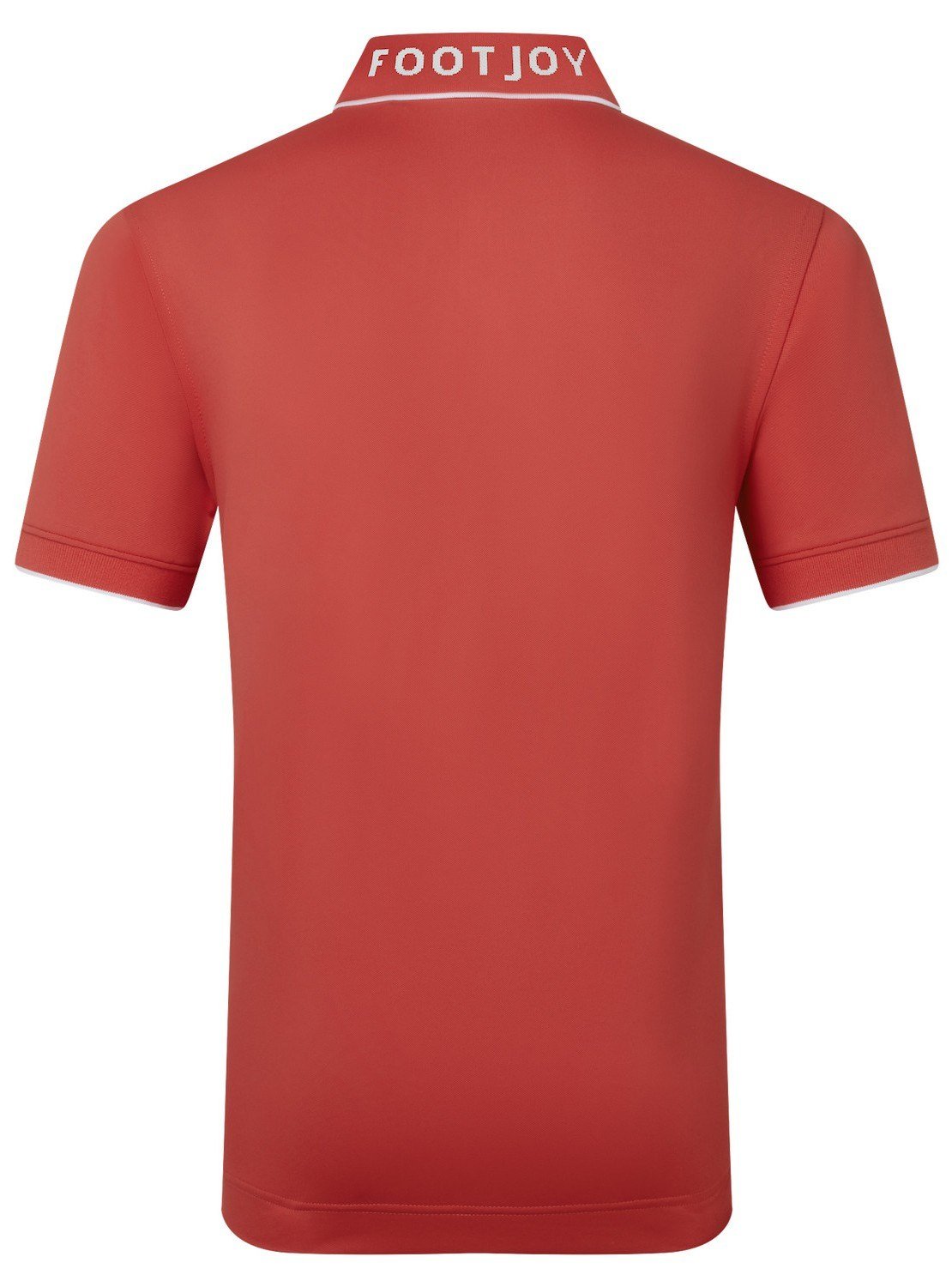 FootJoy FJ Wordmark Pique Herren Poloshirt, nantucket red