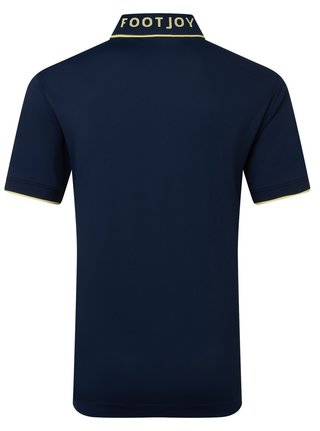 FootJoy FJ Wordmark Pique Herren Poloshirt, dunkelblau