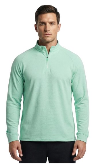 FootJoy Wordmark Chill Out Herren Sweatshirt, sea glass/white