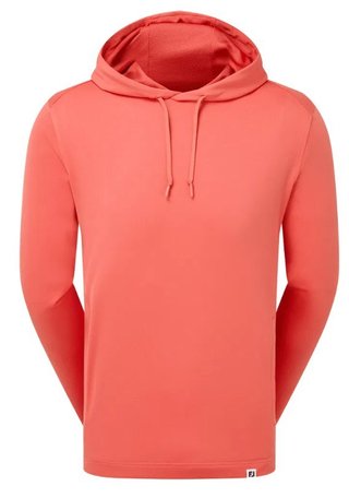 FootJoy Lightweight Hoodie Herren Sweatshirt, solid nantucket red