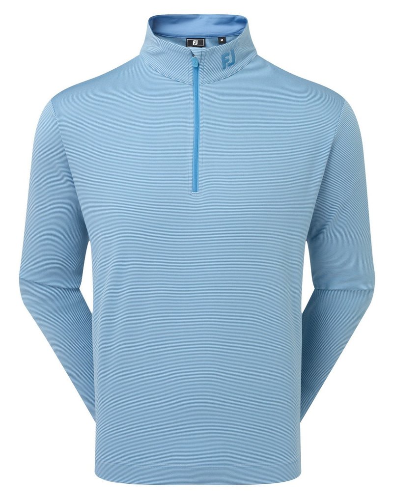 FootJoy Ottoman Stripe Chill-Out Herren Sweatshirt, chambray/coastal blue