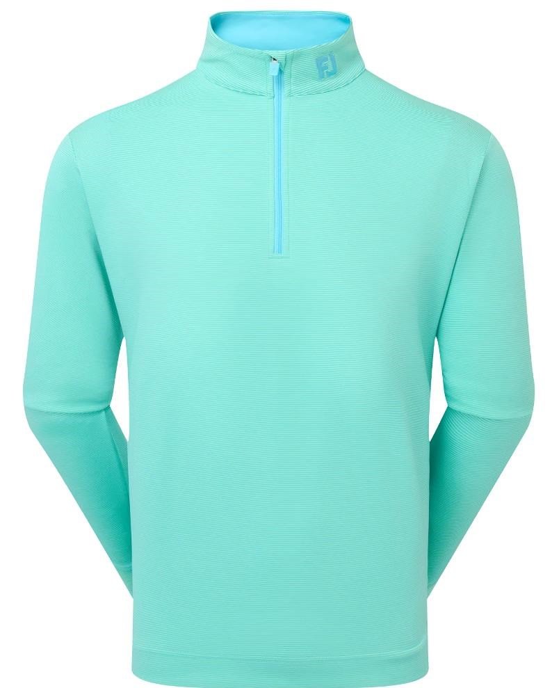 FootJoy Ottoman Stripe Chill-Out Herren Sweatshirt, blue reef/sea glass