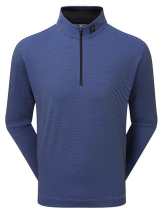FootJoy Ottoman Stripe Chill-Out Herren Sweatshirt, black/vivid violet