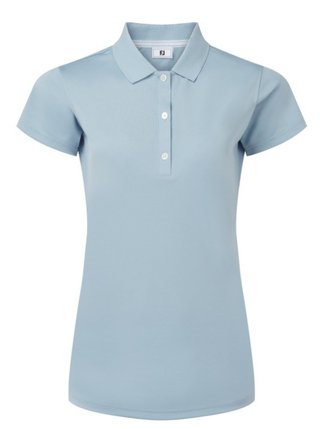 FootJoy Stretch Pique Solid Damen Poloshirt, chambray