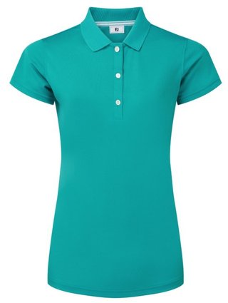 FootJoy Stretch Pique Solid Damen Poloshirt, tile blue