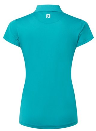 FootJoy Stretch Pique Solid Damen Poloshirt, tile blue