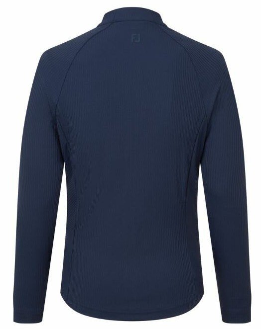 FootJoy Full-Zip Rib Midlayer Damen Sweatshirt, dunkelblau