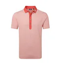 FootJoy Feeder Stripe Pique Herren Poloshirt, nantucket red