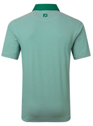 FootJoy Feeder Stripe Pique Herren Poloshirt, field green