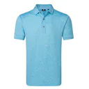 FootJoy Condensed Camo Print Lisle Herren Poloshirt, sea glass/blue reef/deep reef