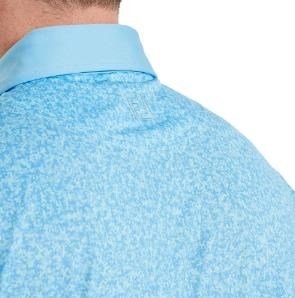 FootJoy Condensed Camo Print Lisle Herren Poloshirt, sea glass/blue reef/deep reef
