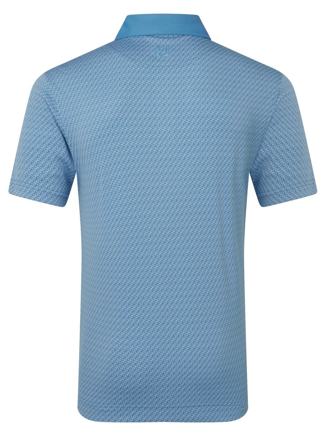 FootJoy Star Geo Jacquard Herren Poloshirt, coastal blue