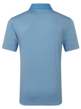 FootJoy Star Geo Jacquard Herren Poloshirt, coastal blue