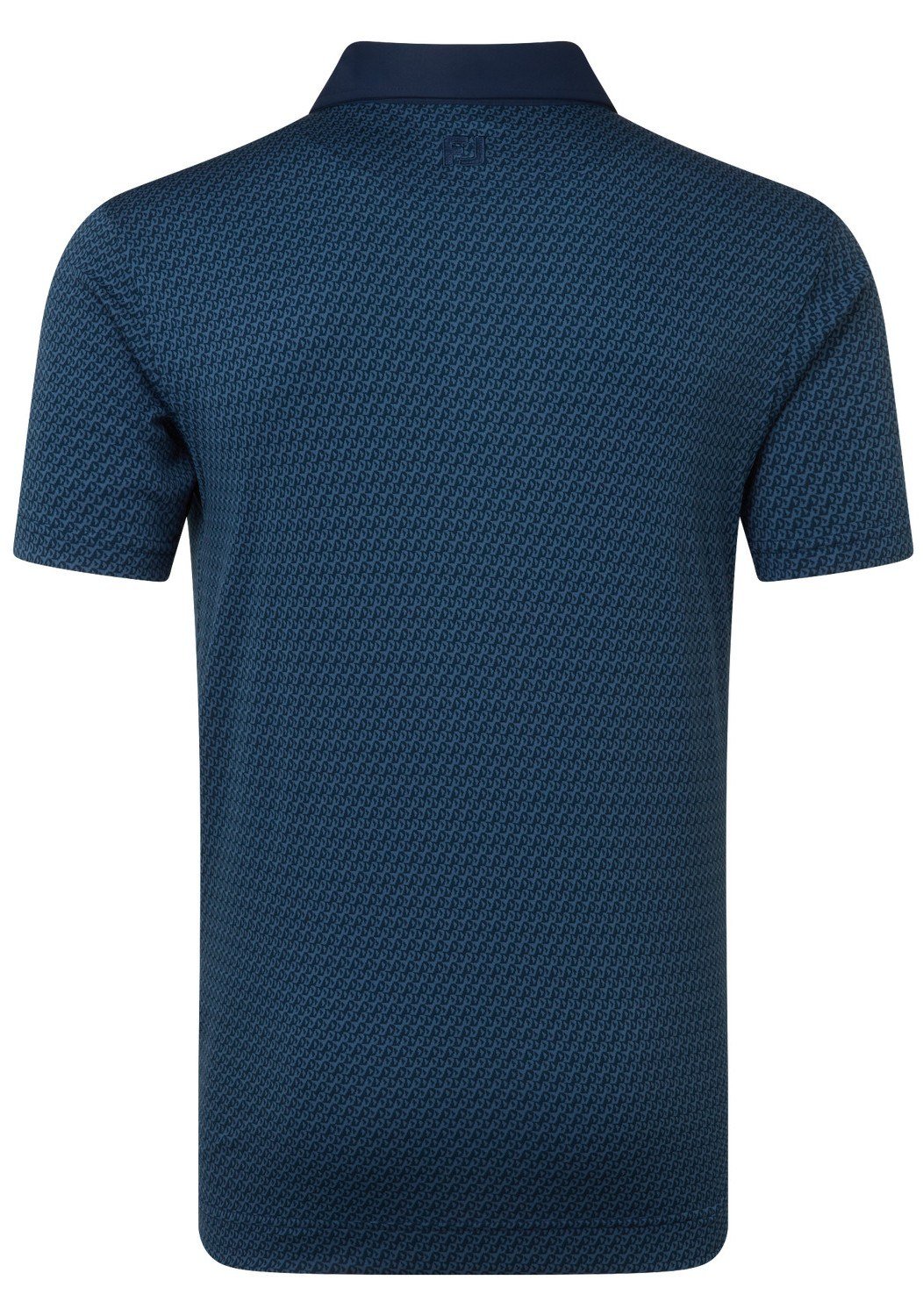 FootJoy Star Geo Jacquard Herren Poloshirt, dunkelblau
